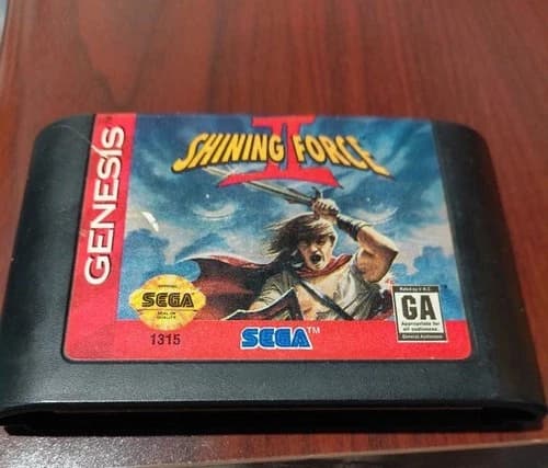 Shining Force II 2 (Sega Genesis, 1994) Authentic Game Cartridge