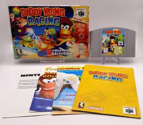 Diddy Kong Racing (Nintendo 64, N64, 1997) Complete in Box CIB - Authentic