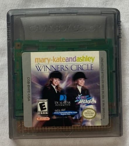 Mary-Kate and Ashley: Winners Circle (Nintendo Game Boy Color, 2001) Cart Only