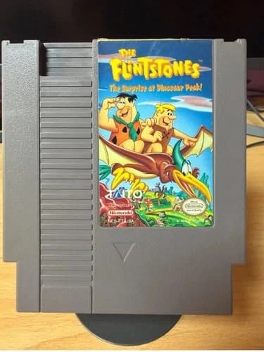 The Flintstones: The Surprise at Dinosaur Peak Nintendo NES NTSC 100% Authentic!