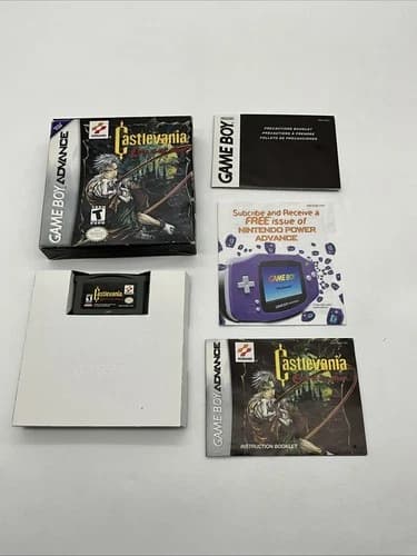 Castlevania: Circle of the Moon (Nintendo Game Boy Advance, 2001) CIB