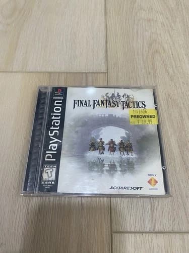 Final Fantasy Tactics (Sony PlayStation 1 PS1, 1998) CIB Black Label