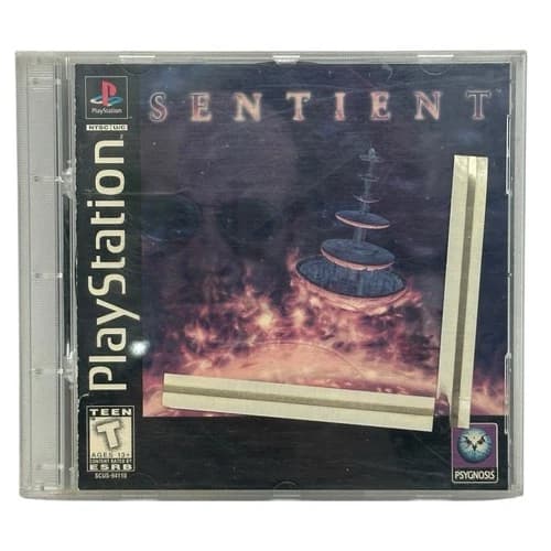 SENTIENT Playstation PS1 USA Complete Excellent Shape RARE Psygnosis Horror