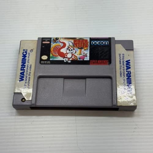 Mr. Nutz by Ocean Super Nintendo SNES NTSC-U/C Game Cartridge