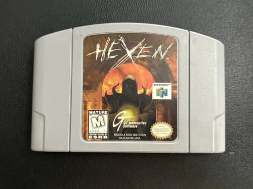 Hexen (Nintendo 64, 1997) N64 TESTED