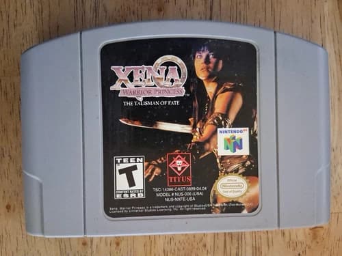 Xena Warrior Princess: The Talisman of Fate Nintendo 64 N64 Tested!