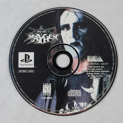 WCW Mayhem - Loose Sony PS1 Playstation 1 Disc
