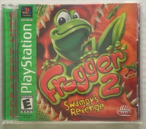 Frogger 2 Swampy's Revenge Sony PlayStation 1 PS1 Game Complete P1-1-218
