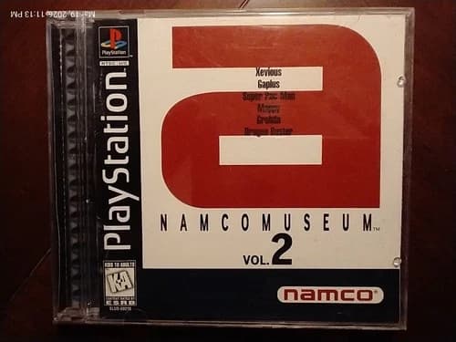 Namco Museum Vol. 2 (Sony PlayStation 1 PS1, 1996) CIB - NO Registration Card