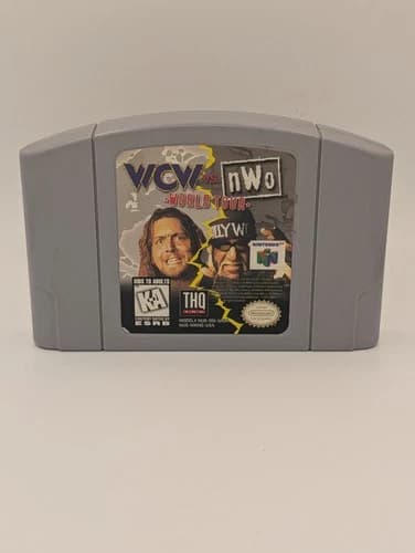 WCW vs. NWO World Tour- Nintendo 64 N64, Authentic OEM Cartridge, 1 Day Shipping