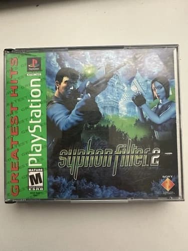 Syphon Filter 2 (Sony PlayStation 1, 2000) PS1 Greatest Hits Complete CIB