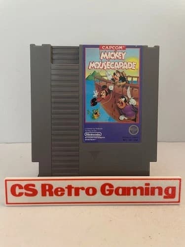 Mickey Mousecapade (Nintendo NES) Authentic Cleaned Tested Working