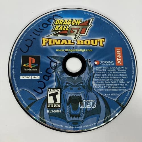 🔥Dragon Ball GT: Final Bout (Sony PlayStation 1 PS1) Game Disc Only TESTED🔥