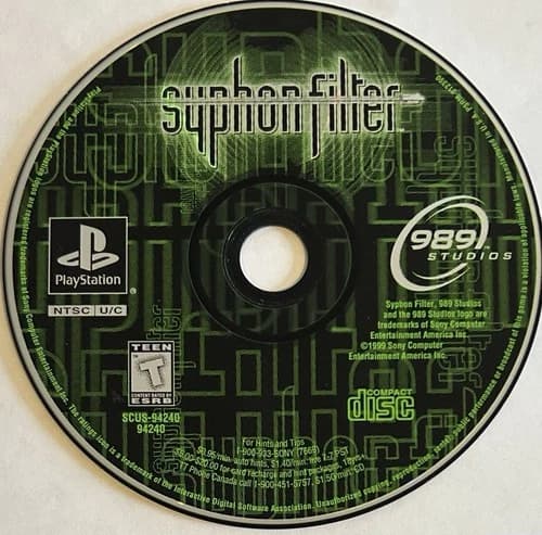 Syphon Filter (Sony PlayStation 1, PS1) DISC ONLY | NO TRACKING | M2259