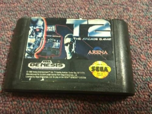 T2 The Arcade Game (Sega Genesis) Genesis Tested & Works Well! Ships Immediately