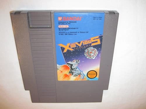 Xevious: The Avenger (Nintendo NES) Game Cartridge Excellent