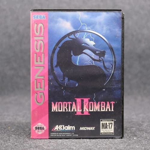 Mortal Kombat II (Gensis) CIB - Authentic Acceptable Condition
