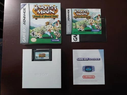 Harvest Moon: Friends of Mineral Town (Nintendo Game Boy Advance, 2003) GBA CiB