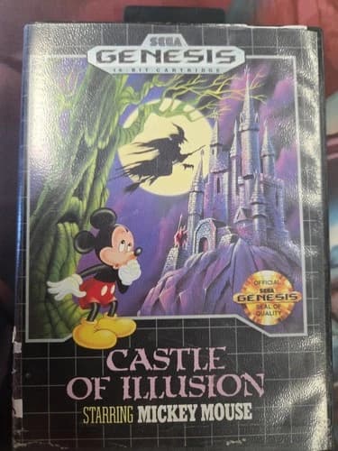 Castle of Illusion Starring Mickey Mouse Sega Genesis 1990