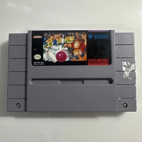 Super Bowling (Super Nintendo, SNES) Cart Only - Tested