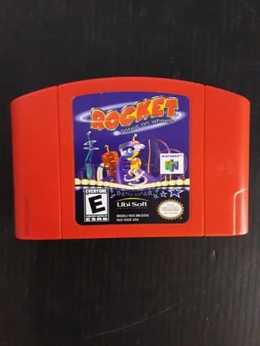 N64 Game Authentic Rocket Robot On Wheels Nintendo 64 Tested