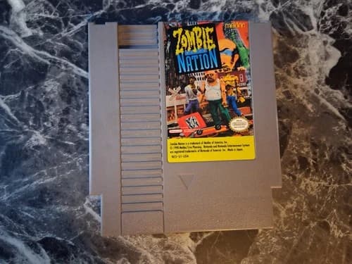 Zombie Nation Nintendo NES Authentic Tested