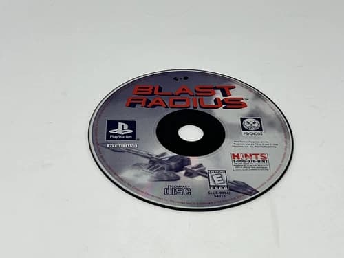 Blast Radius (PS1 Playstation 1, 1999) TESTED WORKS