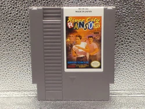 Nintendo NES River City Ransom Tested Working Beat 'Em Up Video Game Cartridge