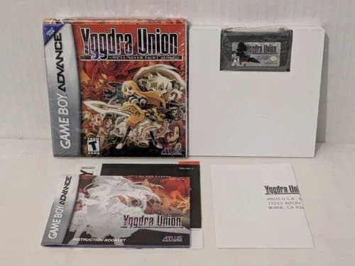 Yggdra Union: We'll Never Fight Alone - Game Boy Advance GBA Complete CIB