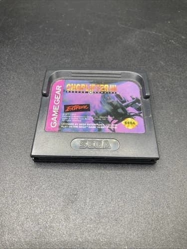 Choplifter III (Sega Game Gear, 1993) Authentic Tested And Working