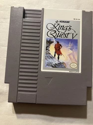 King's Quest V NES Loose Cartridge Tested Working Authentic