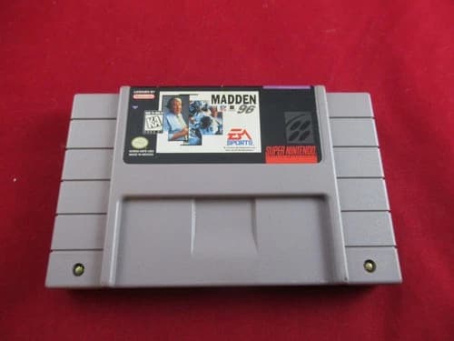 Madden NFL 96 (Super Nintendo SNES, 1995) *Authentic - Tested*
