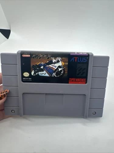 GP-1 (Super Nintendo Entertainment System SNES, 1993) - ATLUS - Tested Working
