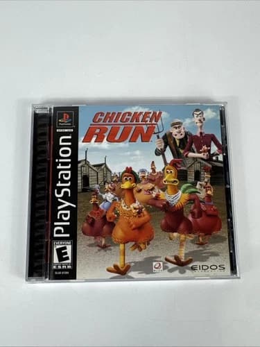 Chicken Run (Sony PlayStation 1, 2000) PS1 Complete CIB With Manual Reg Card