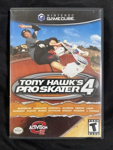 Tony Hawks Pro Skater 4 (2002) Nintendo GameCube In Box With Manual Tested/Works