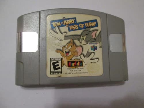 Tom and Jerry Fists of Fury Nintendo 64 N64 Cartridge Only Tested Authentic
