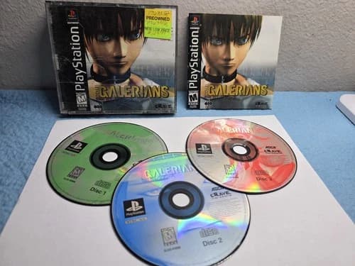 Galerians (Sony PlayStation 1, 2000) PS1 CIB Complete w/ Manual Tested & Works