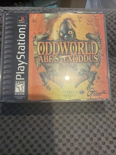 Oddworld: Abe's Exoddus PS1 Sony PlayStation 1, 1999 CIB w Manual, Free Shipping