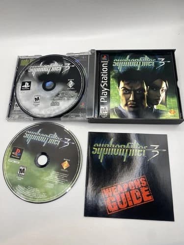 Syphon Filter 3 (Sony PlayStation 1, 2001) PS1 Black Label