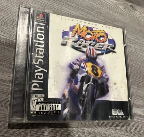 Moto Racer (Sony PlayStation 1, 1997) PS1 Complete CIB - Tested - FREE SHIP!
