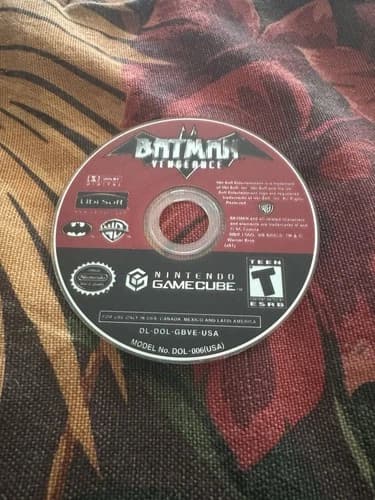 Batman: Vengeance (Nintendo GameCube, 2001) Disc Only