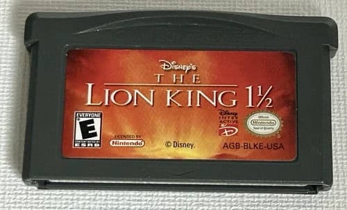 The Lion King 1 1/2 (Nintendo Game Boy Advance) - Cartridge Only