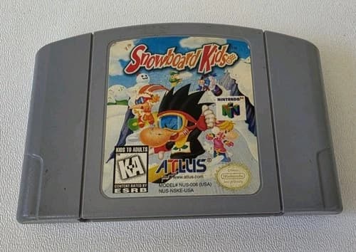 Snowboard Kids (Nintendo 64 N64, 1998) Authentic Cartridge Only Tested