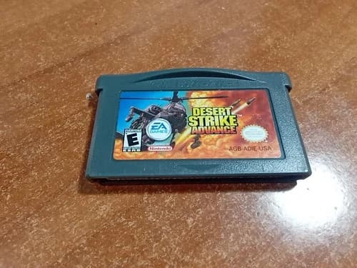 Desert Strike Advance (Nintendo Game Boy Advance GBA, 2002) *TESTED*