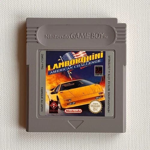 Lamborghini American Challenge 🇺🇸 FRG — Good Condition — Gameboy Game Boy GB