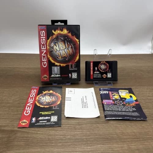 NBA Jam T.E. Tournament Edition - Sega Genesis - Complete CIB