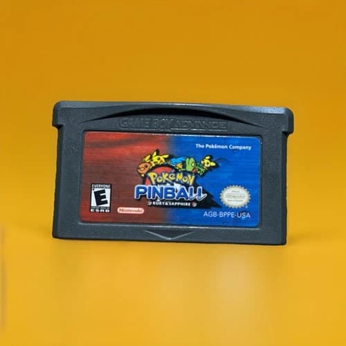 Pokemon Pinball Ruby and Sapphire for The Game Boy Advance Nintendo Tested GBA