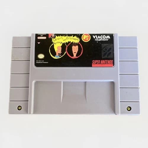 Beavis and Butt-head Super Nintendo SNES Authentic Butthead Cartridge Only