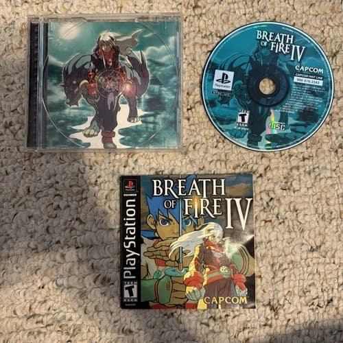 Breath of Fire IV 4 (Sony PlayStation 1, 2000) PS1 CIB