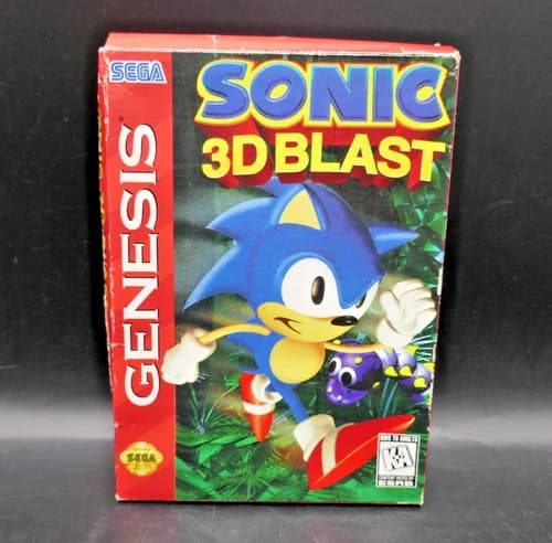 Sonic 3D Blast (Sega Genesis) CIB Complete, Tested & Working